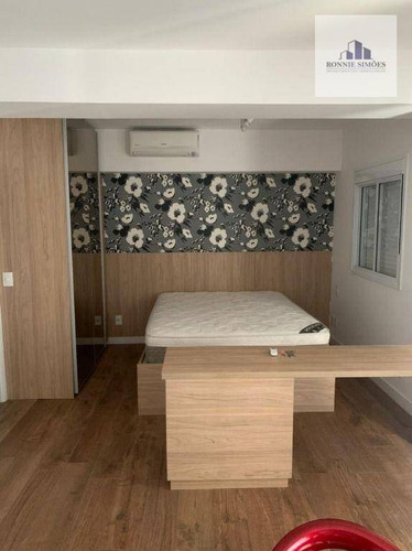 Imagem 12 de 30 de Apartamento À Venda Na Consolação, Edifício Mood, 1 Suíte, 1 Banheiro, 1 Sala Ampla, 1 Vaga De Garagem, 48m², São Paulo. - Ap1227