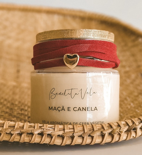 Imagem 4 de 5 de Kit Aromatizador E Vela Aromática Maçã E Canela