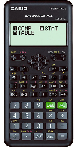 Calculadora Preta Científica 252 Funções Fx-82 Es Plus Casio