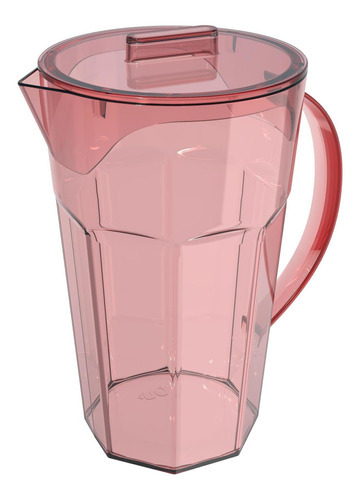 Jarra Drink Rosa 1,8 Litros Mesa Água Suco Ou Martiplast