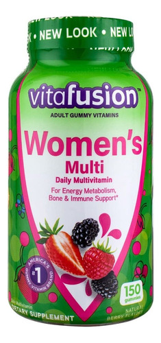 Vitaminas Para Mujer Vitafusion Gummy Berry 300 Gomitas