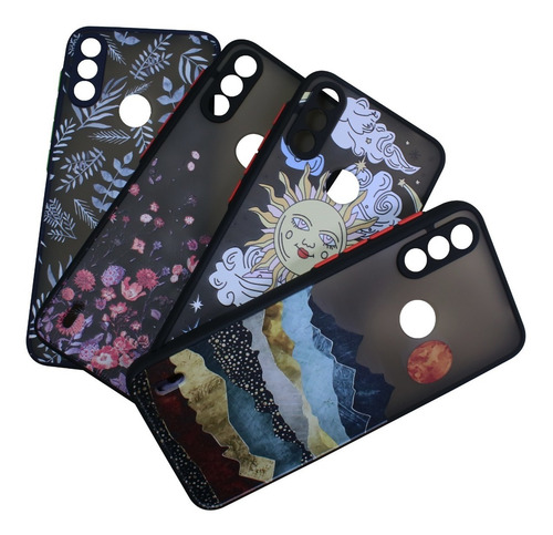 Funda / Mica Para Moto E7i /e7 Power Decorado Varios Diseños