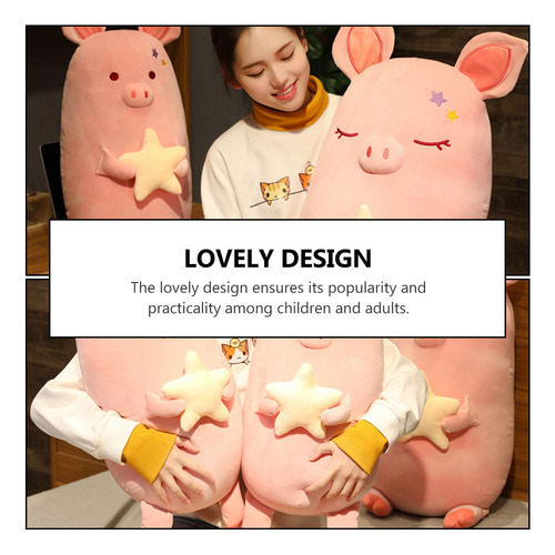 Almohada De Peluche Con Forma De Cerdo De Dibujos Animados P