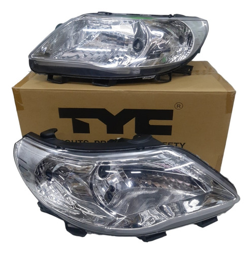 Juego Opticas Faros Vw Voyage 2009 2010 2011 2012 Tyc