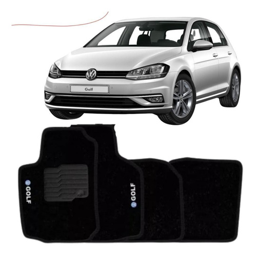 Conjunto Tapetes Carpete Personalizado Vw Golf Original