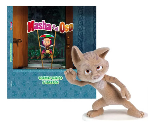 Colección Masha Y El Oso Cuento Figura N° 18 Gato 