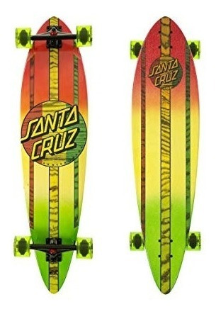 Patineta Longboard Completa Santa Cruz Mahaka Rasta Pintail