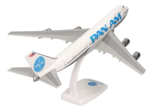 Boeing 747-100 Pan Am Escala 1 250 Miniatura Con Pedestal