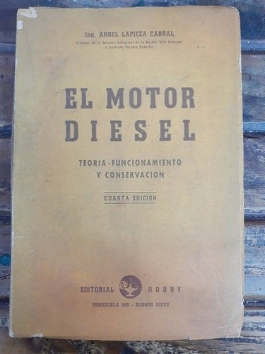 El Motor Diesel Lapieza Cabral Ed Hobby 1954