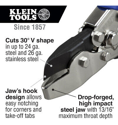 Klein Tools 86526 Hvac Hand Notcher Yyn