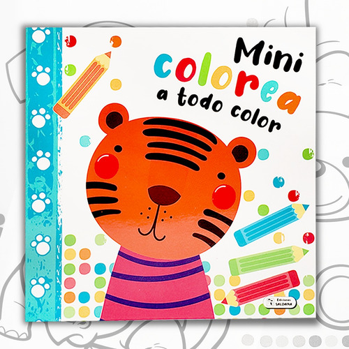 4 Mini Libros Para Colorear Colorea A Todo Color Infantil