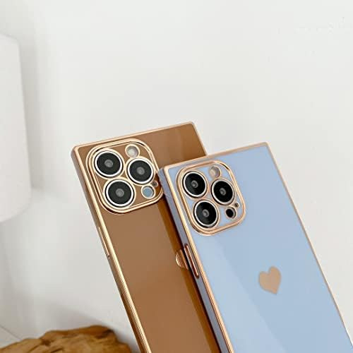 Capa Tzomsze: Resistente, Para iPhone 13 Pro Max Candy Brown
