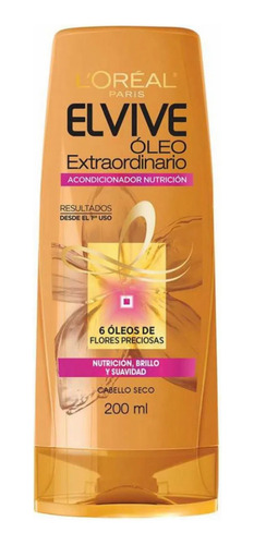 Acondicionador Óleo Extraordinario Nutrición X200ml Elvive 