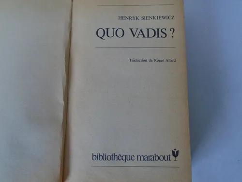 Quo Vadis? - Henryk Sienkiewicz (Usado)