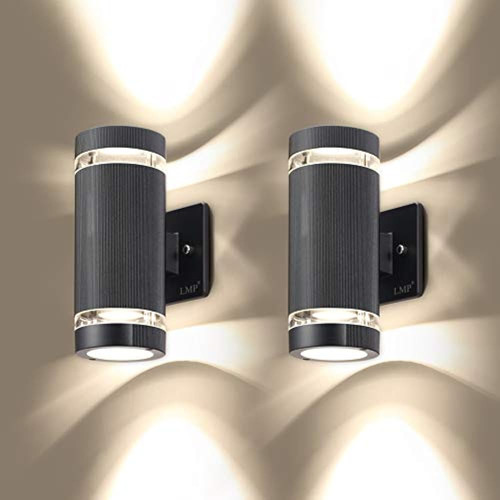 Lmp 2 Pack Led Porches Up And Down Lights Outdoor Wall Light