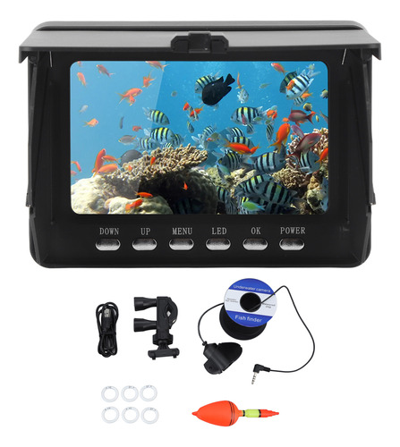 Detector De Peces Con Cámara Submarina 5000 Mah Ip68 1080p U