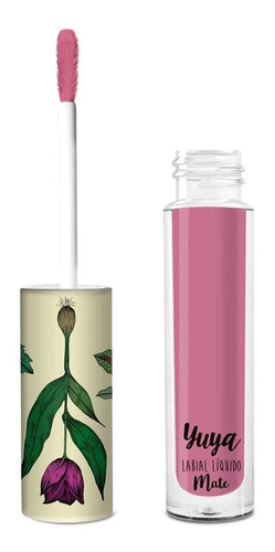 Yuya Labial Liquido Vida Larga Duración Mate Color Rosa