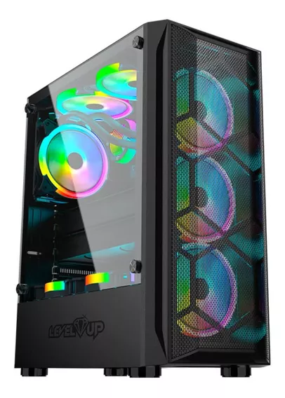 Gabinete Mid Tower Level Up Andromeda Rgb Mexx 1