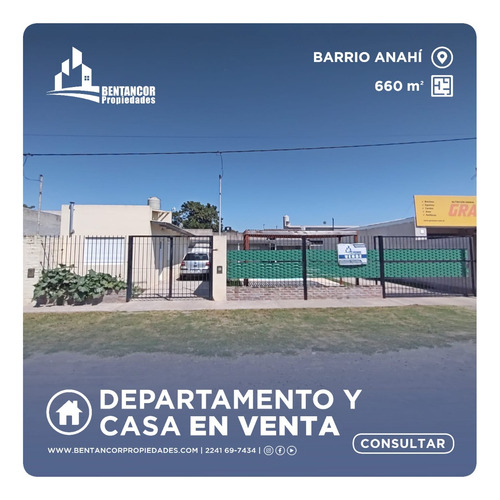 Importante Casa Mas Departamento En Venta