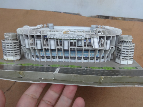 Deporte Antiguo Estadio Real Madrid Futbol Bernabeu Maqueta (Usado)