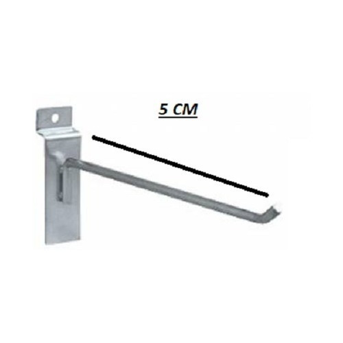Gancho Exhibidor Para Panel Ranurado 5cm X20 Uni Mensula