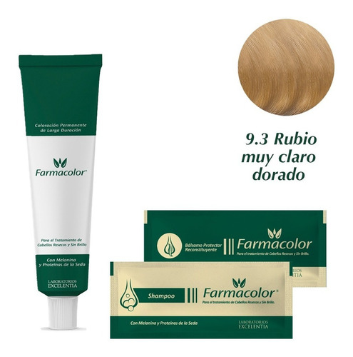 Imagen 2 de 2 de Farmacolor Ind Rub Muycla Dor N° 9.3 X 1estuche. De Fábrica.