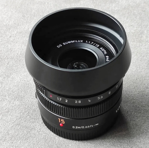 Lente Panasonic Leica Dg Summilux 15mm 1.7 Lumix Gh5 Gx85 G9 (Usado)