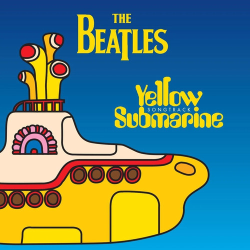 Caixa de plástico da trilha sonora do CD The Beatles Yellow Submarine