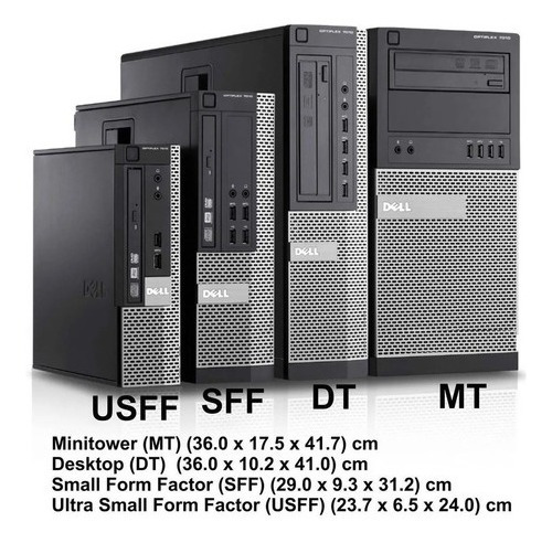 Cpu Dell Optiplex 7010 Dt I3 4gb Hd 250gb Nfe