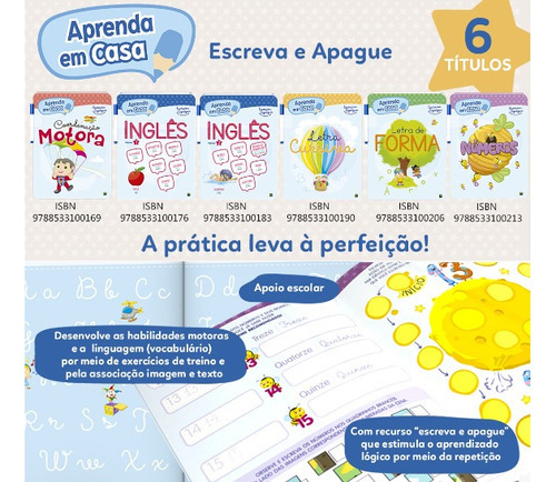 Aprenda Em Casa Escreva E Apague Números (escolinha Todolivr