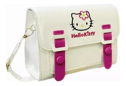 Bolso De Pecho Hello Kitty Kawaii  Bordada Cosmetiquera 