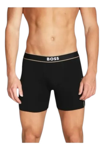 Calzoncillos Hugo Boss Masculino 1 Pack Negro Original
