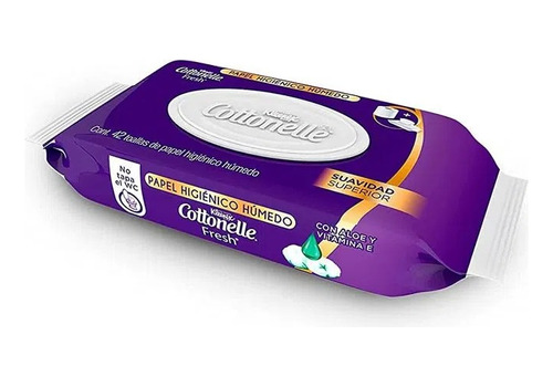 Papel Higiénico Húmedo Kleenex Cottonelle Fresh 42 Toallas