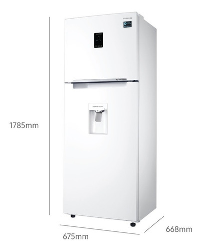 Heladera Freezer Superior Samsung No Frost 382 L Rt38k5932ww