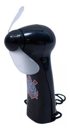 Kit Com 5 Mini Ventilador De Mão Com Mensagens Corinthians