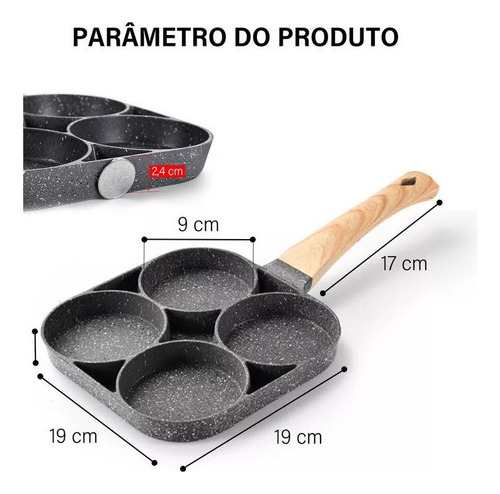 Fritadeira De Ovo De Panqueca Con 4 Hornos