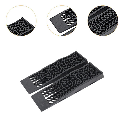 2 Rampas Para Neumáticos De Coche, Para Textura De Flor