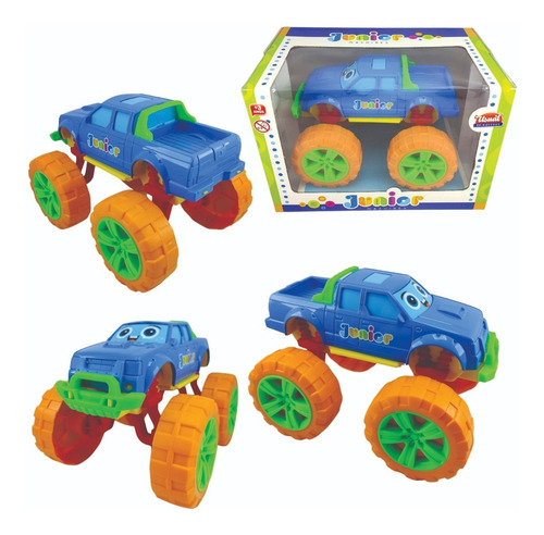 Imagem 3 de 10 de Coleção Brinquedos Carrinhos Pickup Trilha Aventura Infantil