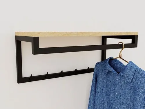 Perchero Flotante De Pared Acero Fabricacion Nacional