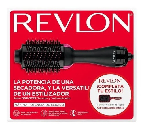 Cepillo Redondo Revlon Salón One-step Secadory Voluminizador