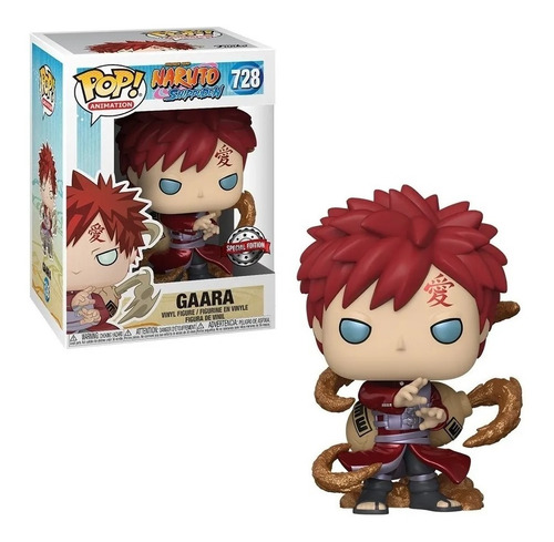 Funko Pop Animation! Gaara # 728 Naruto Shippuden Original