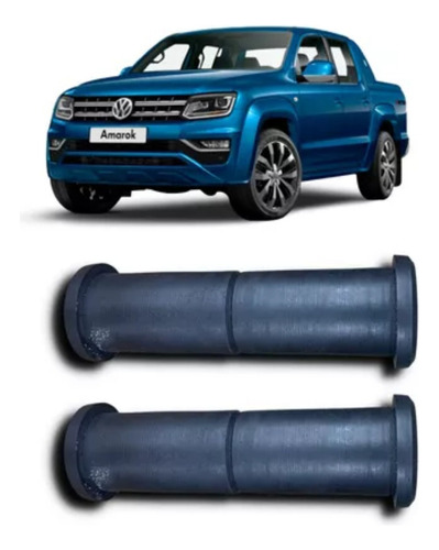 Kit Bucha Algema Do Feixe De Mola Amarok Todas Reforçado