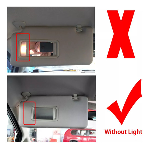 1 X Parasol Lateral Izquierdo Con Espejo Para Nissan Tiida