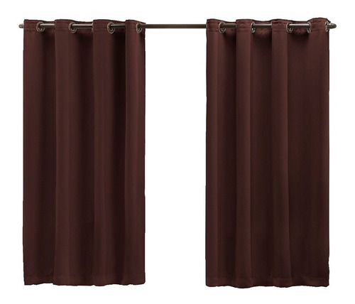 Cortina Blackout Corta 100% A Luz 2,20 X 1,30 M Varao Normal