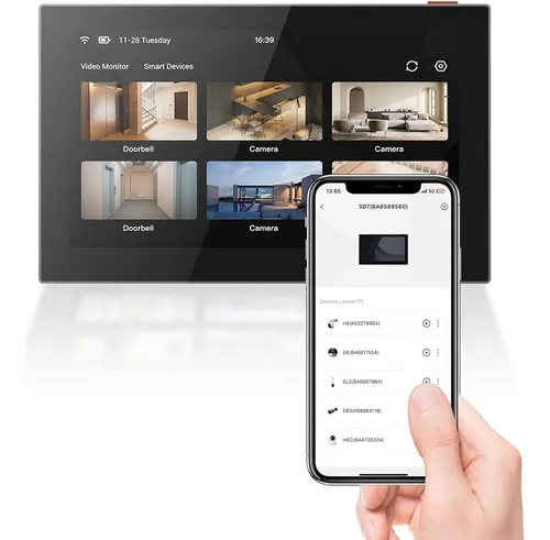 comprar Ezviz Sd7 Touch Monitor Para Videoportero Hp7 Y Camaras To Color Negro