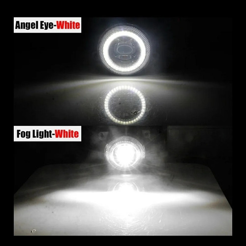 Faros Niebla Led Lupa 3d Aro Led Para Renault Logan Sandero