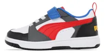 Comprar Tenis Puma Rebound V6 Lo Ac + Inf White Fortare Shadow Gray