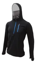 Comprar Buzo Micropolar Capucha Cuello Termico Hombre Polar Trekking