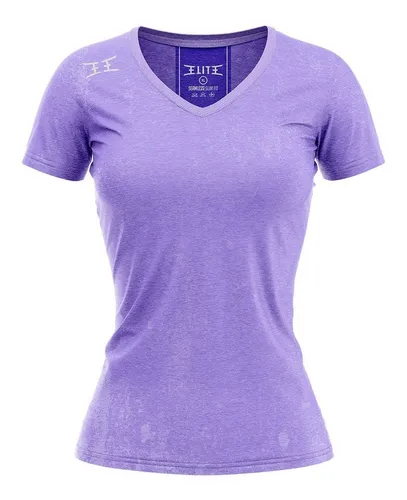 Remera Deportiva Mujer Fit Running Lila