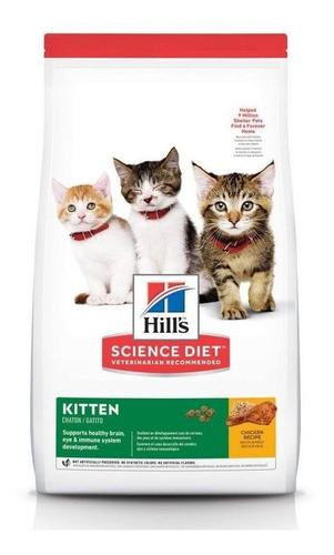 Alimento Hills Gatos Kitten 7lb Cachorros